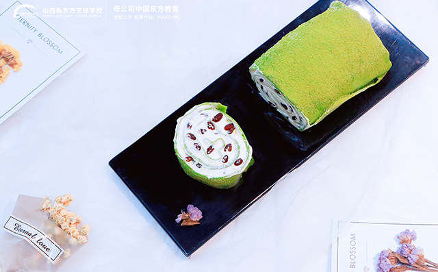 抹茶毛巾卷蛋糕